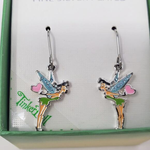 Disney Fairies Tinker Bell Dangle Earrings - Picture 1 of 13